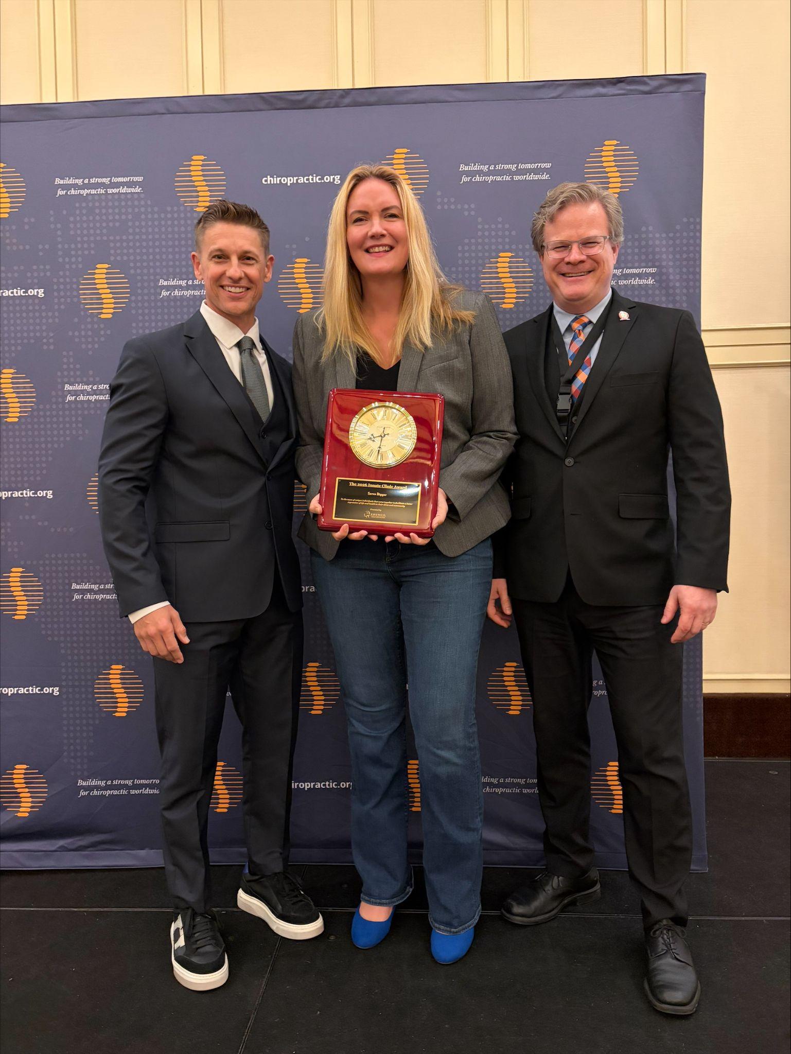 Serve Bigger team members with the 2026 Innate Clinic Award